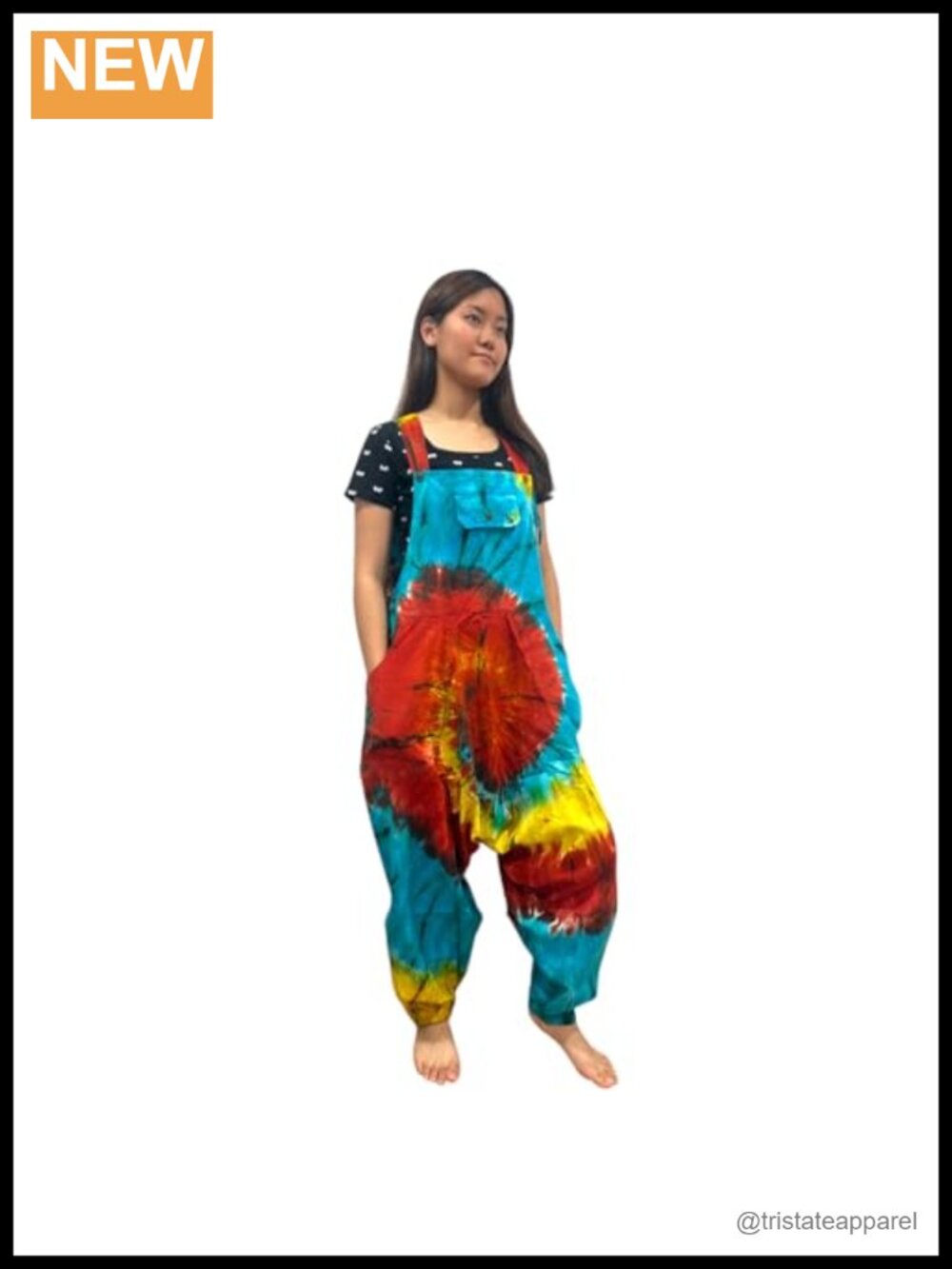 Handmade Cotton Patchwork Overalls Boho Jumpsuit Adjustable Straps Festival